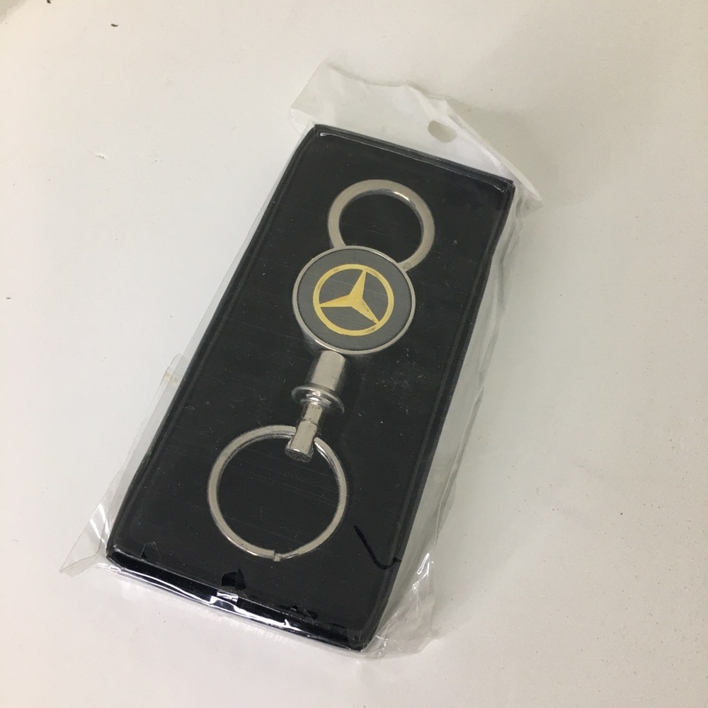 Mercedes-Benz Silver Keychain